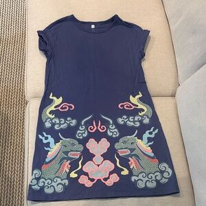 Tea Collection Navy Cotton Dress